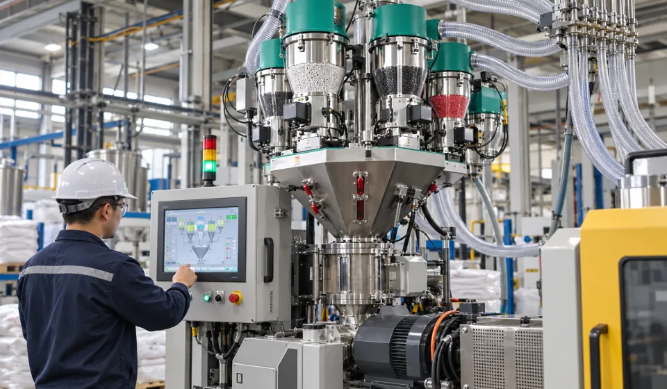 Dosing & Mixing integrated plastic processing solution