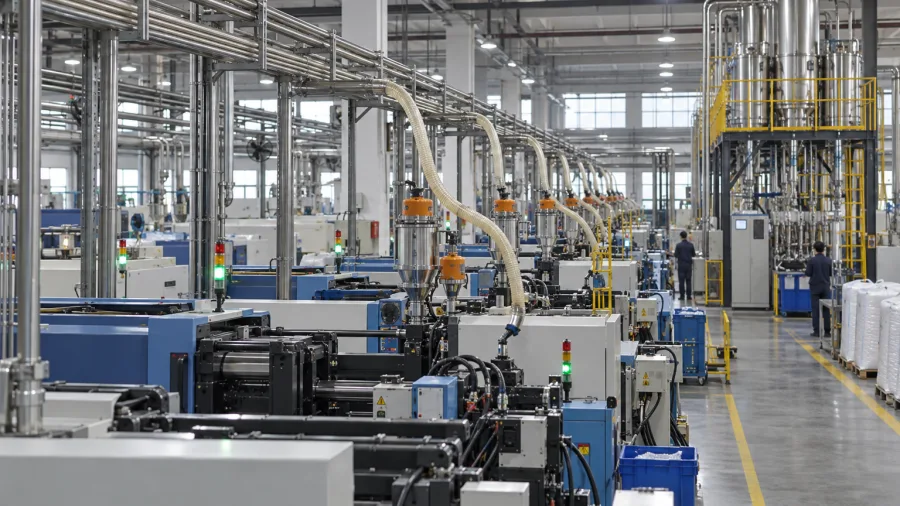 Central Feeding System for Multi-machine Production