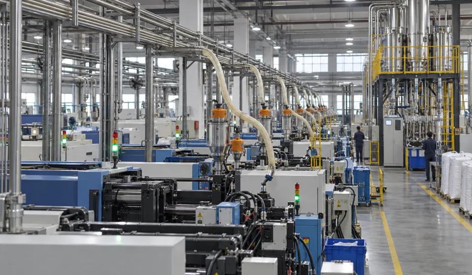 Central Feeding System for Multi-machine Production