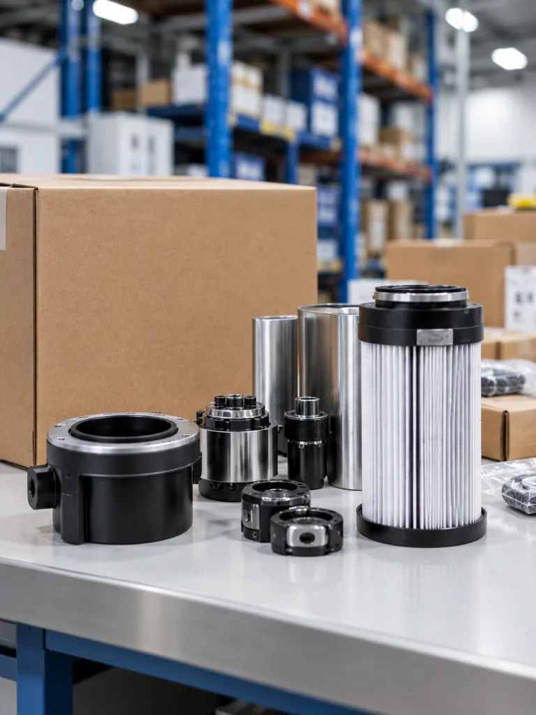 Original Spare Parts service at an industrial production site