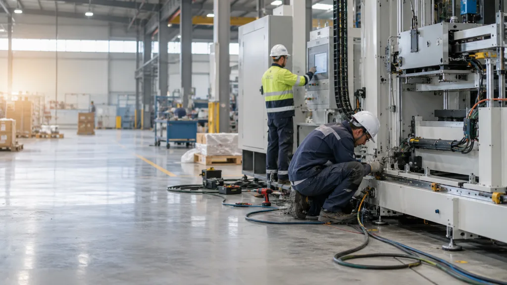 Installation & Commissioning service at an industrial production site