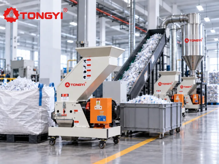 Crushing & Recycling plastic processing equipment