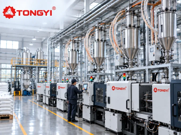 CFS & Water, Electricity, Air System plastic processing equipment