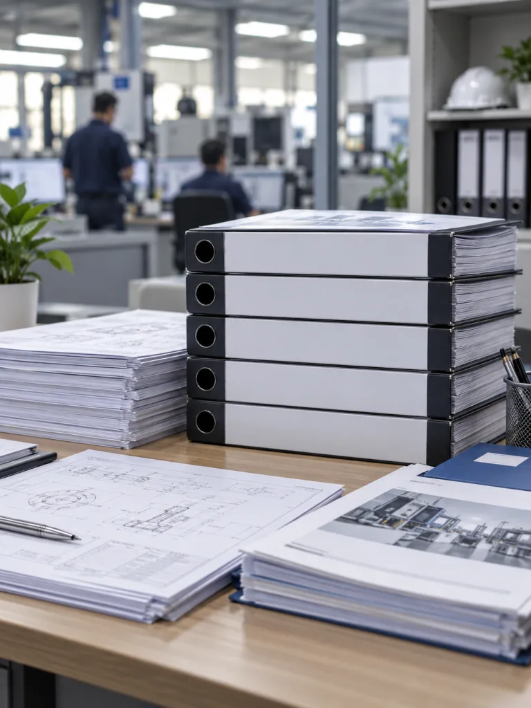 Documentation service at an industrial production site